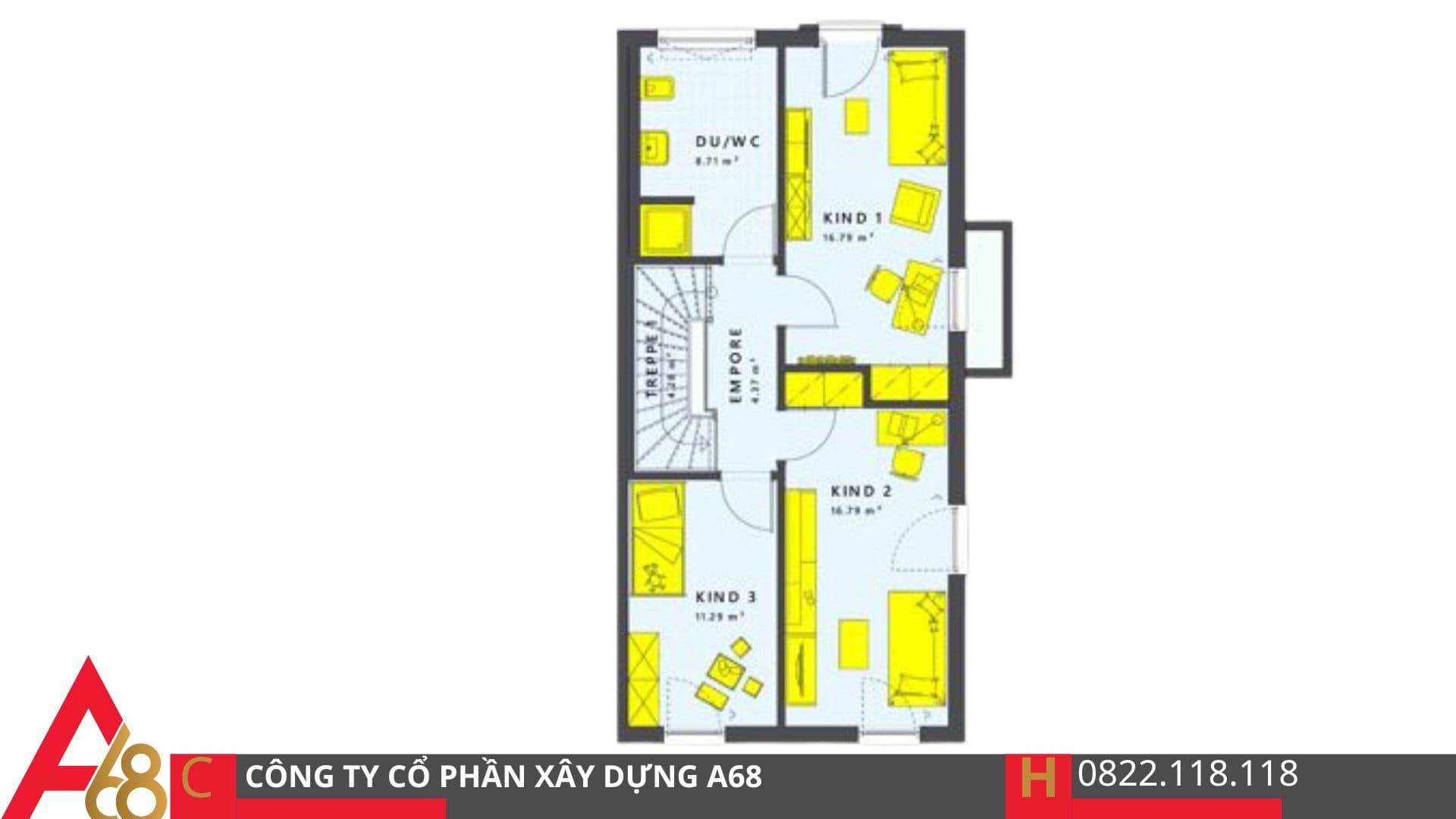 nhà liền kề 3 tầng giải pháp 125